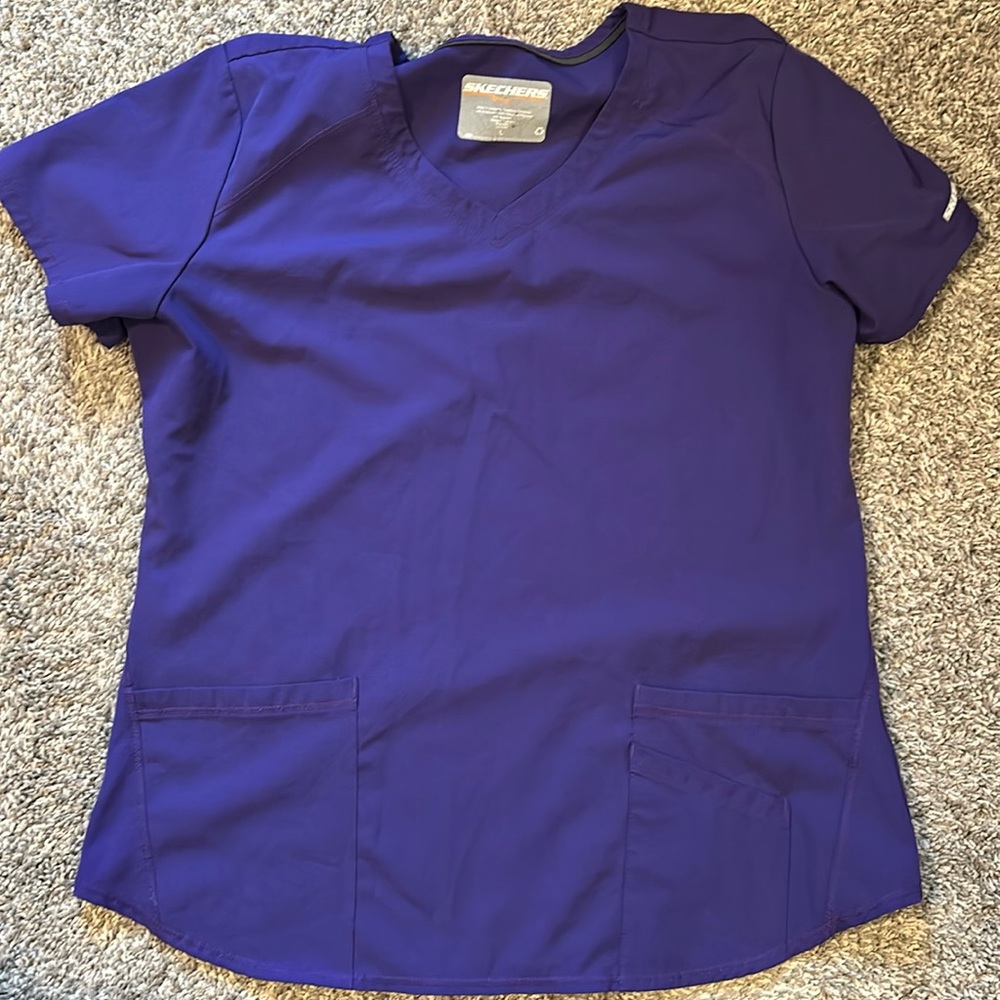 (5 for $20) Skechers Women’s Scrub Top Sz L